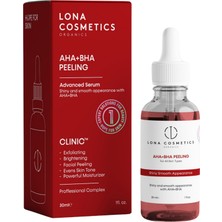 Lona Cosmetics Siyah Nokta, Sivilce Karşıtı ve Akne İzlerine Yardımcı Set Aha+Bha Peeling ve Niacinamide Serum