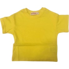 Tiffany Tekstil Tiffany T-Shirt Basic Süprem Sarı