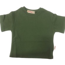 Tiffany Tekstil Tiffany T-Shirt Basic Süprem Haki