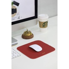 Guard Kırmızı Deri Mouse Pad 22 x 22 cm - GRD2403XW22324