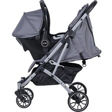 Prego 2030 Covi Plus Travel Sitem Bebek Arabası Gri