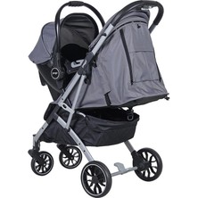 Prego 2030 Covi Plus Travel Sitem Bebek Arabası Gri
