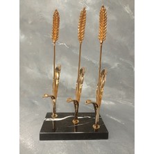 X Mermer Mermer Kaideli Dekoratif Başak-3 Lü