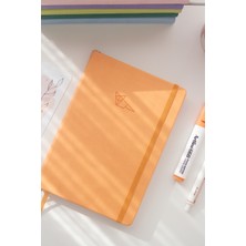 Matt Notebook A5 Defter Noktalı Sarı