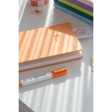 Matt Notebook A5 Defter Noktalı Sarı