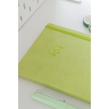 Matt Notebook A5 Defter Noktalı Açık Yeşil