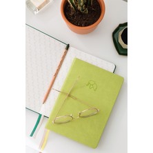 Matt Notebook A5 Defter Noktalı Açık Yeşil