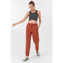 Tommy Life Fv Store  Tommy Life Siyah Basic Sıfır Kol Dar Kalıp U Yaka Kadın Crop Top Atlet - 97160