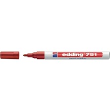 Eddıng Boya Dekor Markörü Kırmızı E-751 (1-2 Mm)