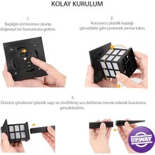 Upway Upway Karanlık Sensörlü Solar Çim Armatürü Güneş Enerjili Bahçe Zemin Aydınlatma Lambası 2 Adet