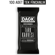 Dagk Türk Kahvesi Nitelikli Tek Fincanlık 6 G x 100 Adet