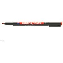 Eddıng Asetat Kalemi (B) Kırmızı  (E-143B)  ( 2 Adet )