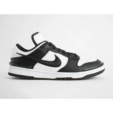 Nıke W Dunk Low Twıst Kadın Spor Ayakkabı Beyaz-Siyah DZ2794001 B-82