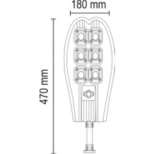 N&D Lighting Forlife 120WATT Güneş Enerjili Solar Sokak Armatürü