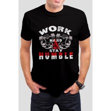 T-35 Spor Baskılı Siyah Unisex T-Shirt