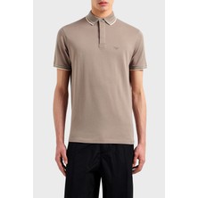 Emporio Armani Pamuklu Regular Fit Polo Yaka T Shirt Erkek Polo Yaka T Shirt 3D1FM6 1jtkz 0650