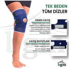 Mediterian Standart Patella Destekli Dizlik Yüksek Kalite Neopren Patella Destekli Dizlik Standart