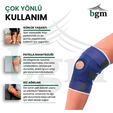 Mediterian Standart Patella Destekli Dizlik Yüksek Kalite Neopren Patella Destekli Dizlik Standart