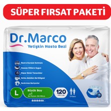 Dr Marco Dr.marco Yetişkin Bel Bantlı Hasta Bezi Large 120 Adet