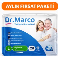 Dr Marco Dr.marco Yetişkin Bel Bantlı Hasta Bezi Large 90 Adet