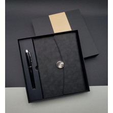 Marmori Defter -Kalem Seti Tasarım Kutulu- Renk Seçenekli