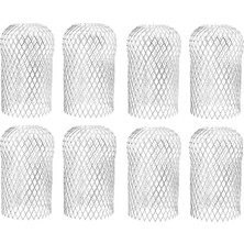 Xin Yue Zhang 8 Adet Oluk Korumaları - Alüminyum Oluk Iniş Borusu Koruması, Genişletilebilir Yaprak Süzgeç Oluk Ekranı 10 x 17CM Aşağı Kapakları (Yurt Dışından)