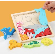 Sam Toys Ahşap 3D Bultak Puzzle Oyuncak