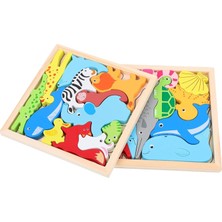 Sam Toys Ahşap 3D Bultak Puzzle Oyuncak