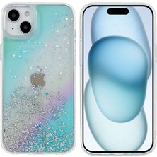 LRtools iPhone 15 Şık Glittery Pc+Tpu Telefon Kapağı (Yurt Dışından)