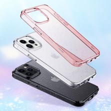 LRtools iPhone 15 Pro Cep Telefonu Kılıfı Glitter Powder Clear Tpu+Pc Koruma Kapağı (Yurt Dışından)