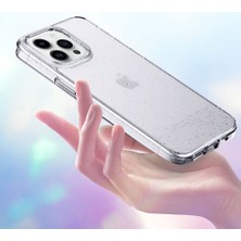 LRtools iPhone 15 Pro Cep Telefonu Kılıfı Glitter Powder Clear Tpu+Pc Koruma Kapağı (Yurt Dışından)