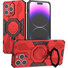 LRtools iPhone 14 Pro Max Koruyucu Telefon Kapak Yüzüğü Kickstand Pc+Tpu Geri Kılıf (Yurt Dışından)