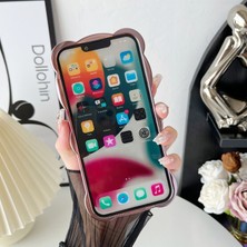 LRtools iPhone 15 Pro Tpu Telefon Kasası Elektrokaplanmış 3D Bear Parlak Kapak (Yurt Dışından)