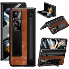 LRtools Samsung Galaxy Z Fold4 5g Retro Telefon Kasası Kickstand Kapağı (Yurt Dışından)