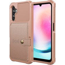 LRtools Samsung Galaxy A15 5g Pu Deri Kaplamalı Tpu Kabuğu Manyetik Araba Montajı (Yurt Dışından)