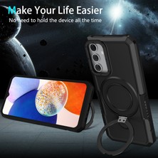 LRtools Samsung Galaxy A15 4g/5g Hibrid Tpu+Pc Ring Tutucu Kickstand Cover (Yurt Dışından)