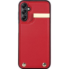 LRtools Samsung Galaxy A54 5g Kart Tutucu Tpu+Pu Deri Donanım Dekor Kabuğu (Yurt Dışından)