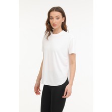 Lotto W-Kesha T-Sh 4Fx Ekru Kadın Kısa Kol T-Shirt