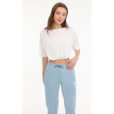 Lotto W-Bonan T-Sh 4Fx Ekru Kadın Kısa Kol T-Shirt