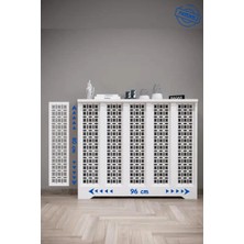 Endless Shopping Kalorifer Petek Ustu Onu Kaplama Beyaz 96 cm Cok Amacli Ahsap Mobilya Petek Ustu Dresuar Kapatma