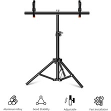 Tianya 70 x 100 cm T Stand Bar Fon Perde Pvc Background Backdrop Çekim Standı T-Shape