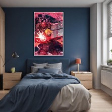 Gaagart Metal Çerçeveli Temperli Cam Tablo Edward Elric Görseli