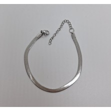 Stainless Steel Italyan Zincir Çelik Kolye Bileklik Seti