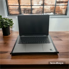 Hero Dizayn Laptop Standı Notebook Altlığı Mat Siyah