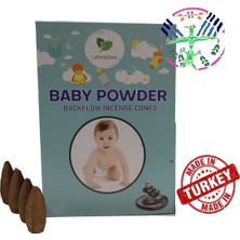 Layansaa Baby Powder - Bebek Pudrası Özel Aromalı Geri Akış Backflow Özel Aromalı Tütsü 10 Adet