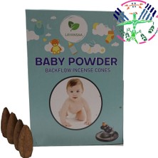 Layansaa Baby Powder - Bebek Pudrası Özel Aromalı Geri Akış Backflow Özel Aromalı Tütsü 10 Adet