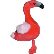 Elifeshop Ithal Kumaş Yumuşak Dokulu Hawaii Flamingo Parti Süsleme Peluş Oyuncak Oyun & Uyku Arkadaşı 25 Cm.