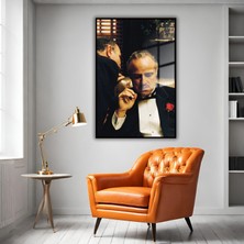 Gaagart Metal Çerçeveli Temperli Cam Tablo Film Karakteri The Godfather