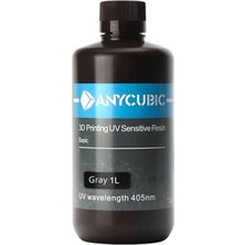 Anycubic Gri Uv Sla 3D Yazıcı Hassas Reçine 1kg