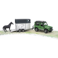 Oyuncakmatik 1:16 Land Rover Arazi Jeep ve At Nakli Aracı Seti